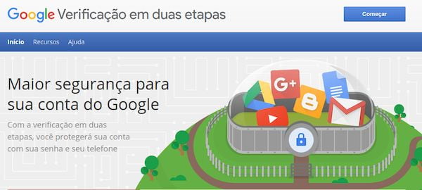 Verificação em duas etapas será obrigatória em contas do Google