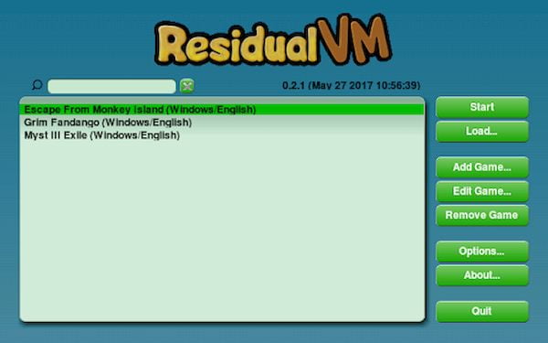 Como instalar o interpretador de jogos 3D ResidualVM no Linux via Snap
