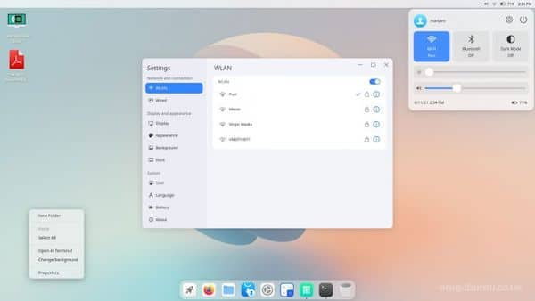 CuteFish, um novo ambiente de desktop Linux com visual de MacOS