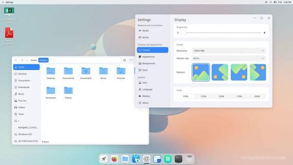 CuteFish, um novo ambiente de desktop Linux com visual de MacOS