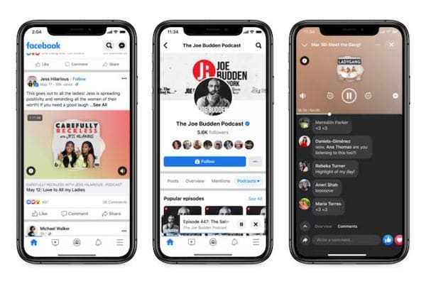 Facebook está lançando seu clone do Clubhouse, o Live Audio Rooms