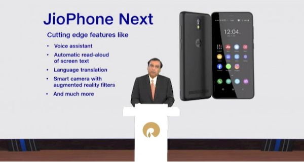 Google e Jio estão lançando um telefone Android econômico