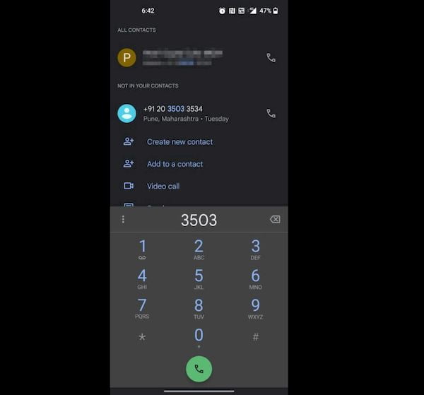 Google Phone está tornando mais fácil encontrar um número já discado