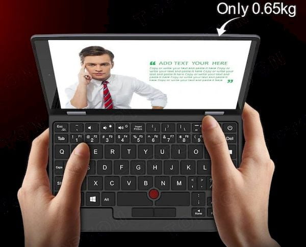 Topton L4, um mini laptop com tela de 7" e 8 GB de RAM por US$ 299