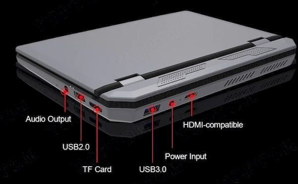 Topton L4, um mini laptop com tela de 7" e 8 GB de RAM por US$ 299