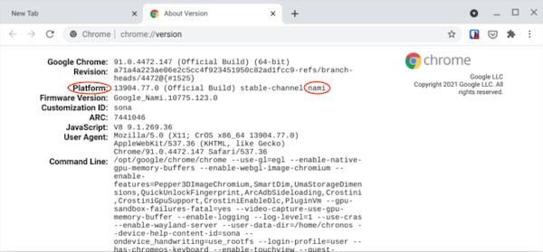 Alguns Chromebooks ficam mais lentos devido à atualização mais recente (91.0.4472.147)