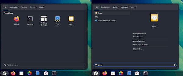 ArcMenu 48 lançado com novo layout do Windows 11, e mais