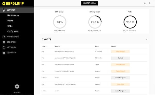 Como instalar a interface Web Kubernetes Headlamp no Linux via Flatpak