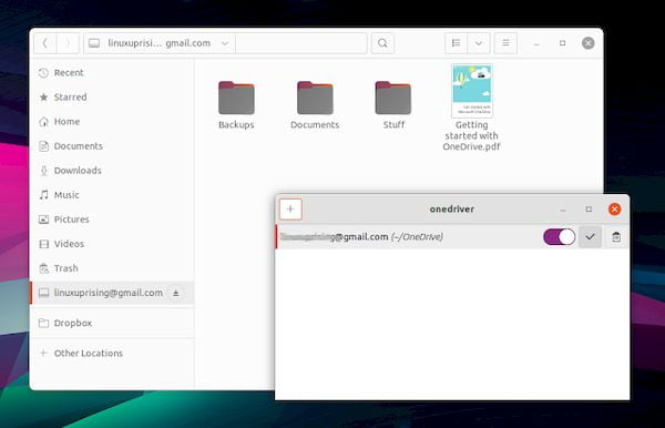 Como instalar o cliente OneDrive onedriver no Linux