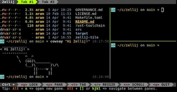 Como instalar o emulador de terminal Zellij no Linux