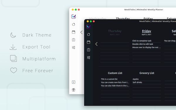 Como instalar o planejador semanal WeekToDo no Linux via Snap