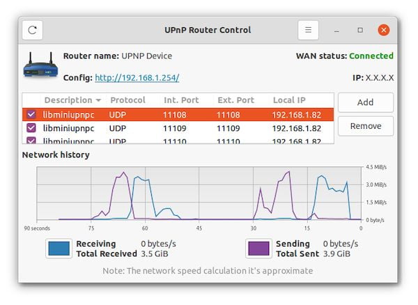 Como instalar o UPnP Router Control no Linux via Snap