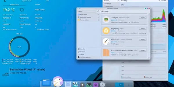 KDE Plasma 5.22.4 lançado com mais melhorias no Plasma Wayland