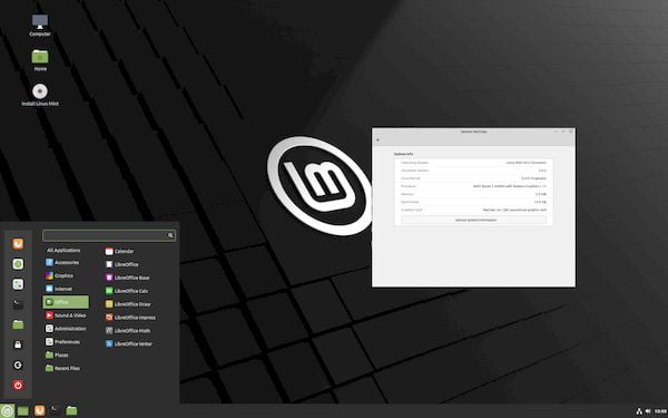 Linux Mint 20.2 lançado com Cinnamon 5.0 e Xfce 4.16, e muito mais