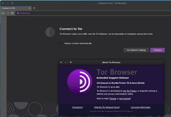Tor Browser 10.5 lançado com suporte a Wayland e muito mais