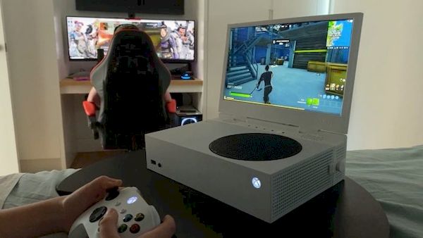 Visor portátil xScreen transforma o xBox Series S em um laptop para jogos (sem a bateria)