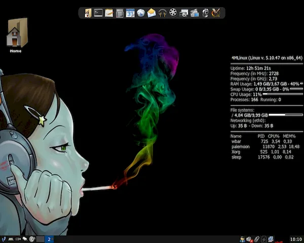 4MLinux 37 lançado com Kernel 5.10 LTS com suporte Reiser4