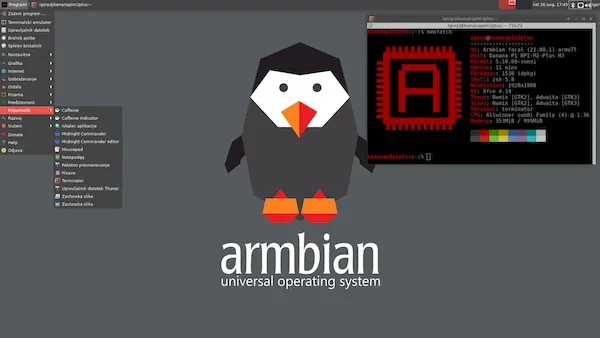 Armbian 21.08 lançado com os desktops Xfce, Cinnamon e Budgie, e mais