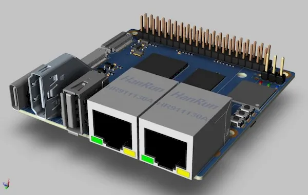 Banana Pi BMP-M2S terá chip Amlogic A311D e dual Gigabit Ethernet