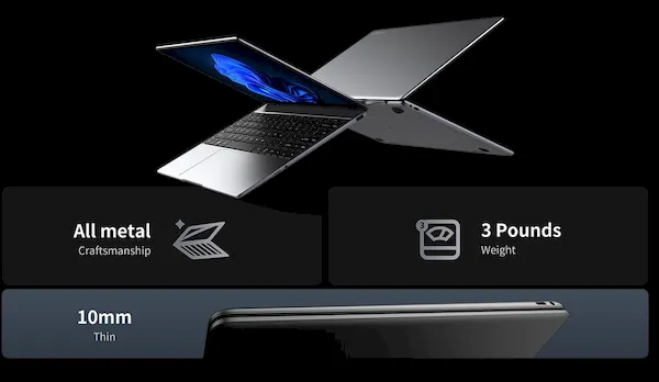 Chuwi LarkBook X, um laptop com Celeron N5100 por menos de US$ 500