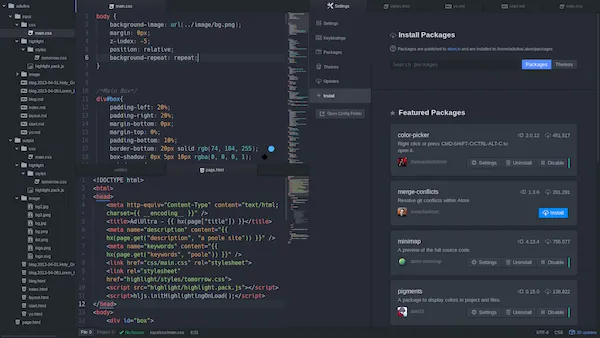 Como instalar editor Atom no Linux via AppImage