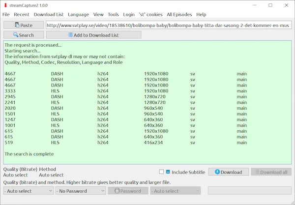 Como instalar o baixador de streaming de vídeo streamCapture2 no Linux