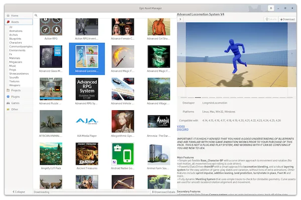 Como instalar o Epic Asset Manager no Linux via Flatpak