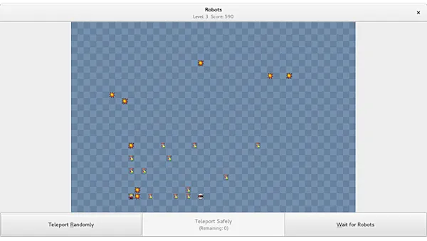 Como instalar o jogo GNOME Robots no Linux via Flatpak
