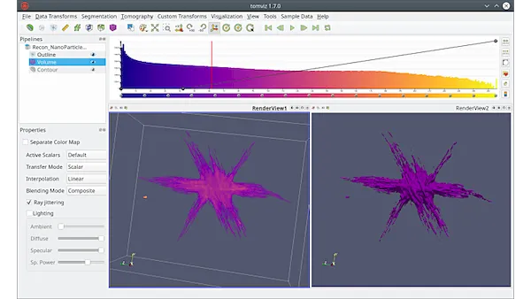 Como instalar o visualizador de tomográfia Tomviz no Linux via Flatpak