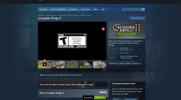 Como jogar Crusader Kings II no Linux usando Steam