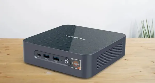 Mini PC Morefine S500+ com AMD Ryzen 5000 chegou ao Indiegogo