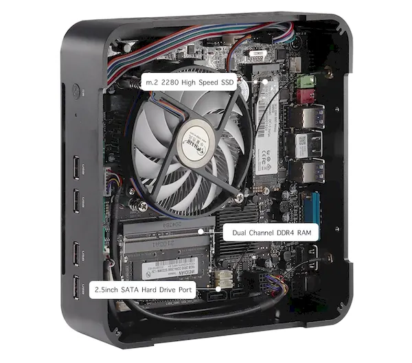 PC compacto da Hystou suporta até um processador Core i7-11700