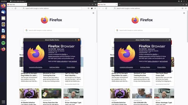 Canonical tornará o Firefox Snap a versão padrão no Ubuntu 21.10