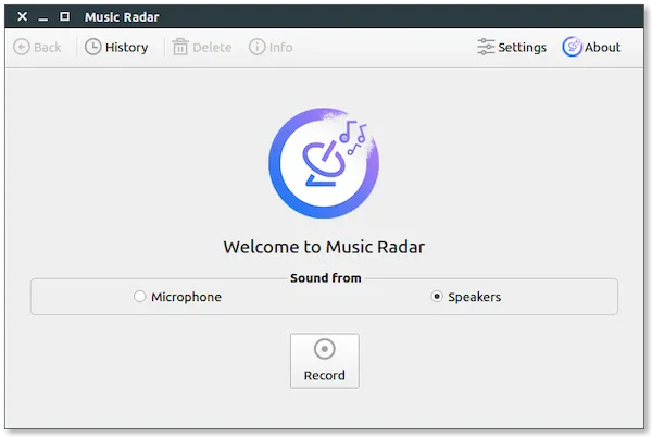 Como instalar o app de reconhecimento de música MusicRadar no Linux via Snap