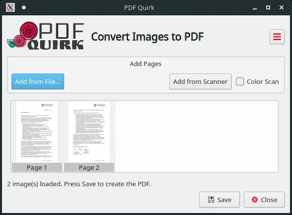 Como instalar o conversor PDF Quirk no Linux via AppImage