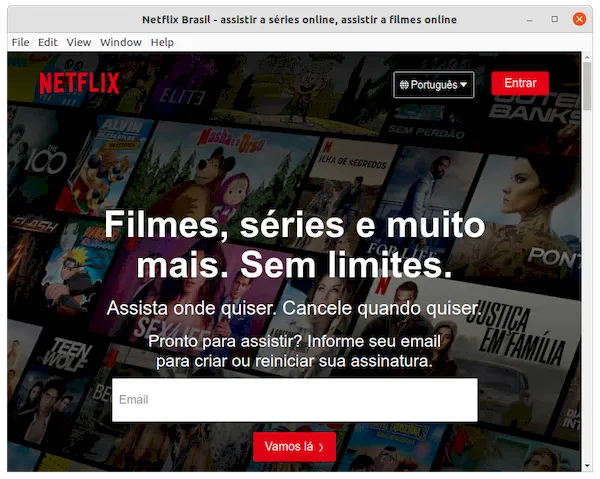 Como instalar o Netflix WEB no Linux via Snap