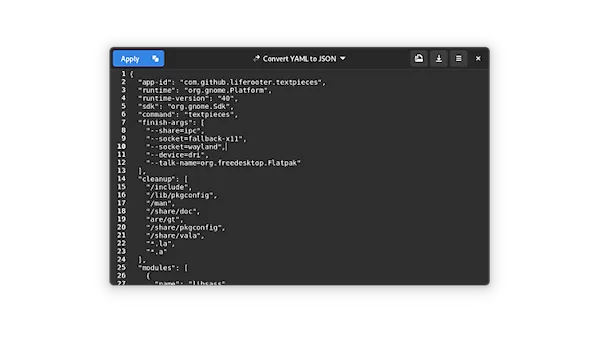 Como instalar o utilitário Text Pieces no Linux via Flatpak