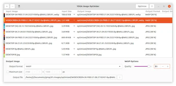 Como instalar o YOGA Image Optimizer no Linux via PIP
