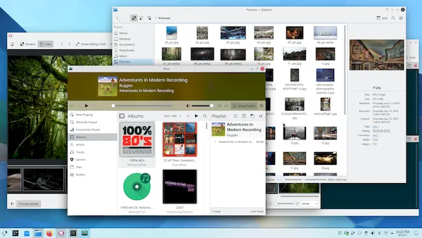 KDE Gear 21.08.1 lançado com correções de bugs para Dolphin, Elisa e Spectacle