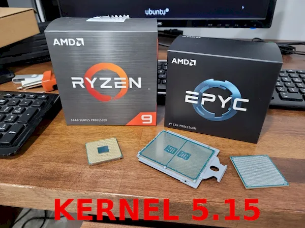 kernel 5.15 RC lançado com mais suporte para CPUs e GPUs AMD