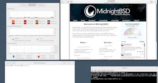 MidnightBSD 2.1.0 com melhorias no gerenciador de pacotes e correções de bugs