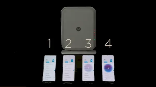 Motorola Air Charging pode carregar sem fio até 4 dispositivos simultâneos