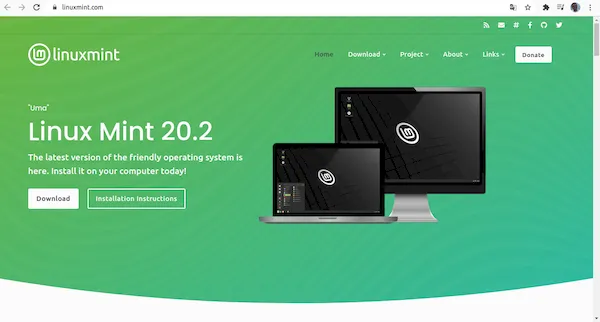 Novo site do Linux Mint já está ativo