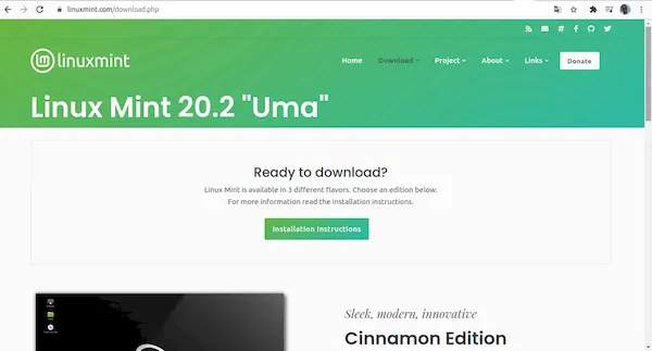 Novo site do Linux Mint já está ativo
