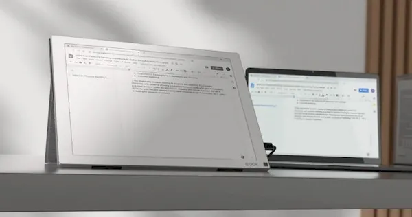 Onyx BOOX Mira, um monitor portátil de E Ink de 13.3 polegadas