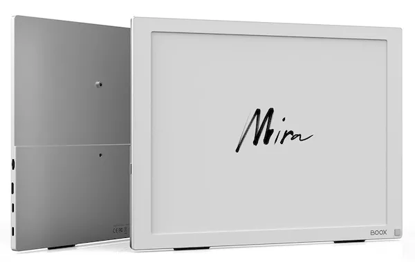 Onyx BOOX Mira, um monitor portátil de E Ink de 13.3 polegadas