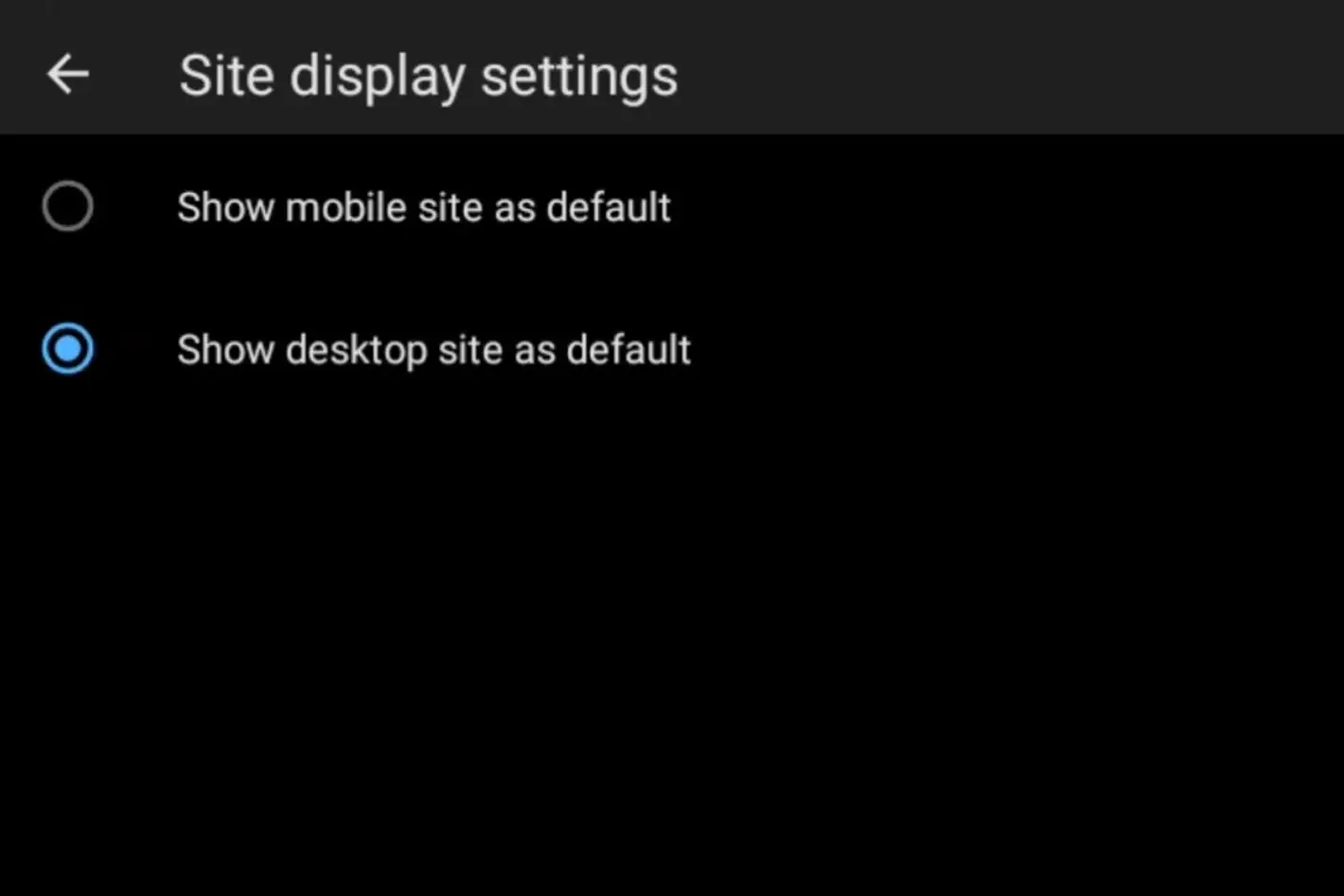 Usar o modo desktop por padrão no Chrome mobile será mais fácil