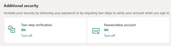Você não precisa mais de uma senha para contas da Microsoft Você não precisa mais de uma senha para contas da Microsoft