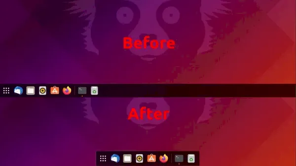 Como encurtar a Ubuntu Dock e mover o 'Mostrar aplicativos' para o topo