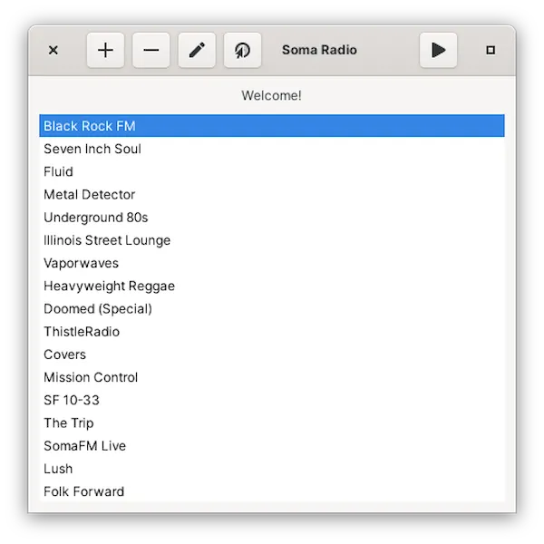 Como instalar o aplicativo de rádios Soma Radio no Linux via Flatpak